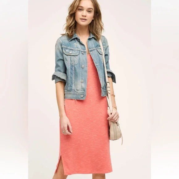 NWT Anthropologie Coral Sleeveless Dress Size Small - Picture 5 of 9